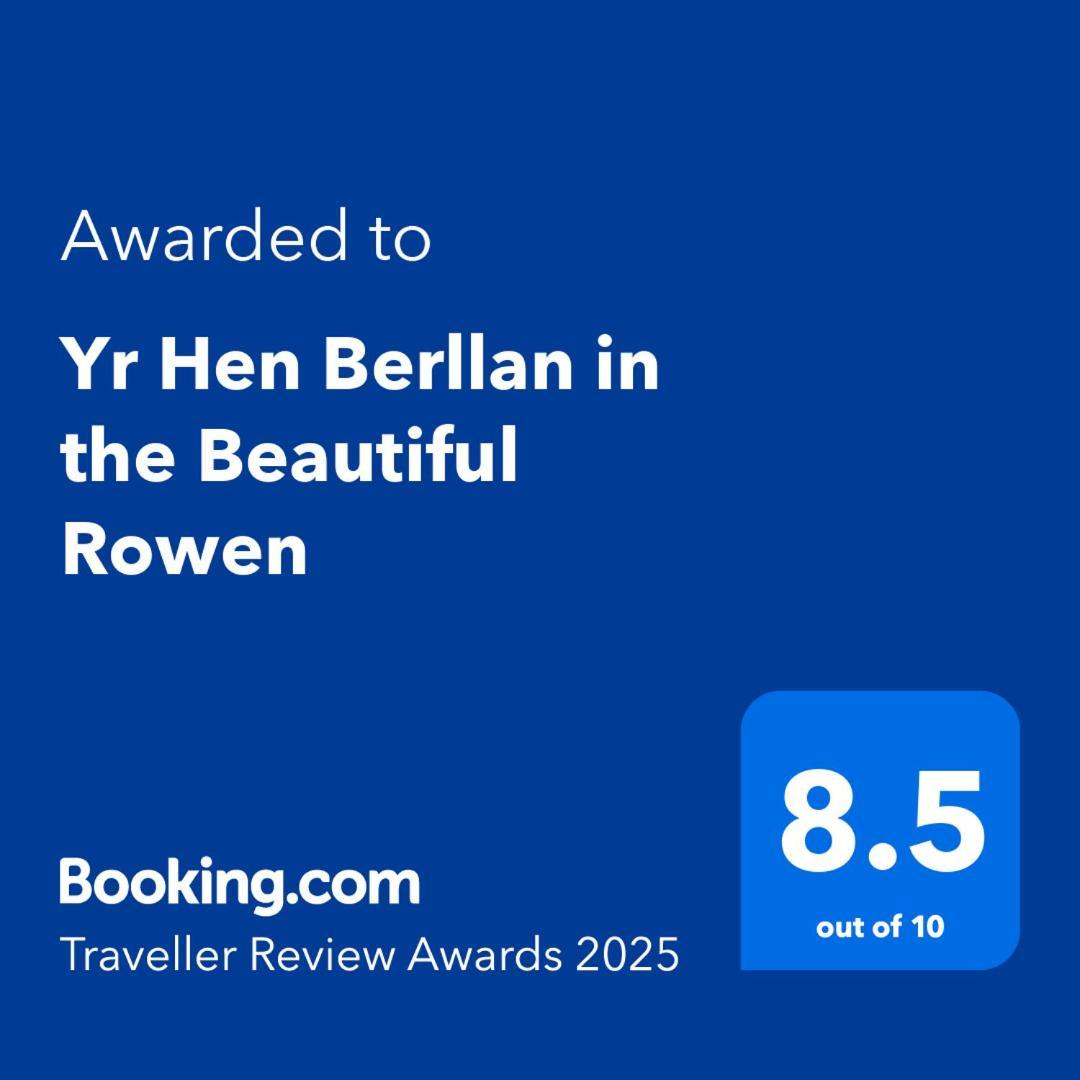 Yr Hen Berllan In The Beautiful Rowen Vila Conwy Exterior foto